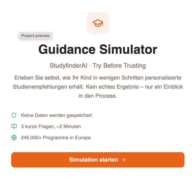 Guidance Simulator Vorschau